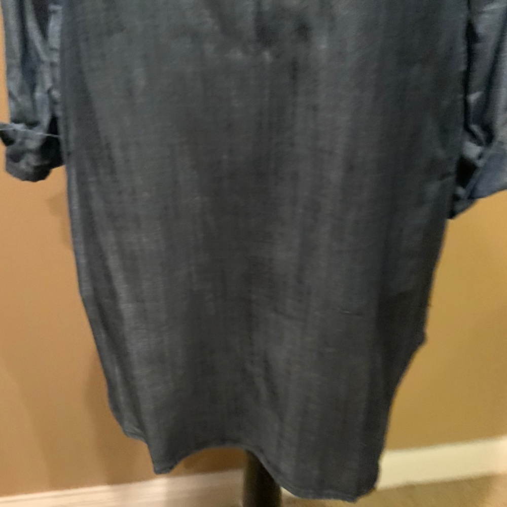Boutique Laju Tencel Denim Long Sleeve Dress women’s S NWT - Picture 4 of 11